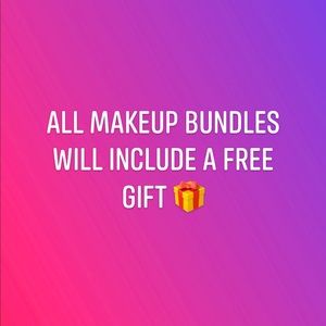 Free gift on all makeup bundles